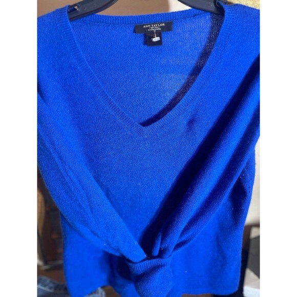 Ann Taylor cashmere Blue Sweater - Picture 4 of 5